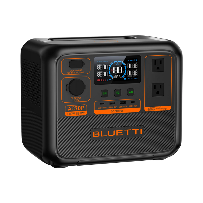 Bluetti AC70P 864Wh Premium Power Station