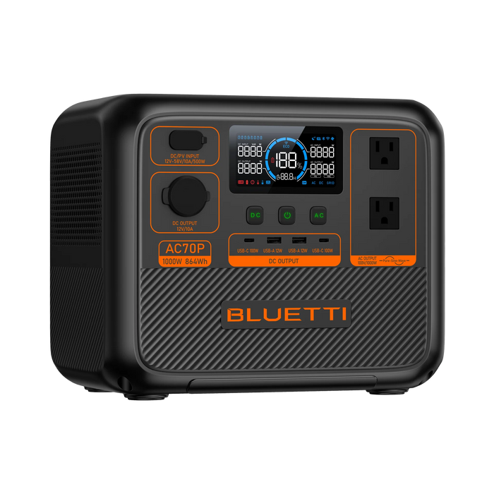 Bluetti AC70P 864Wh Premium Power Station