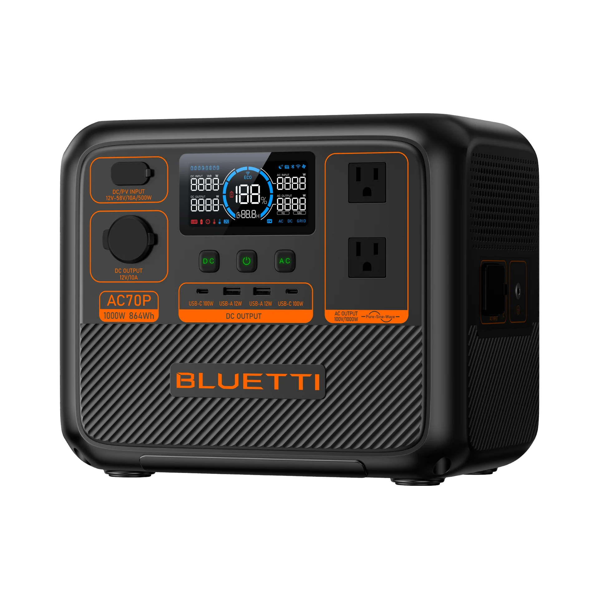 Bluetti AC70P 864Wh Premium Power Station