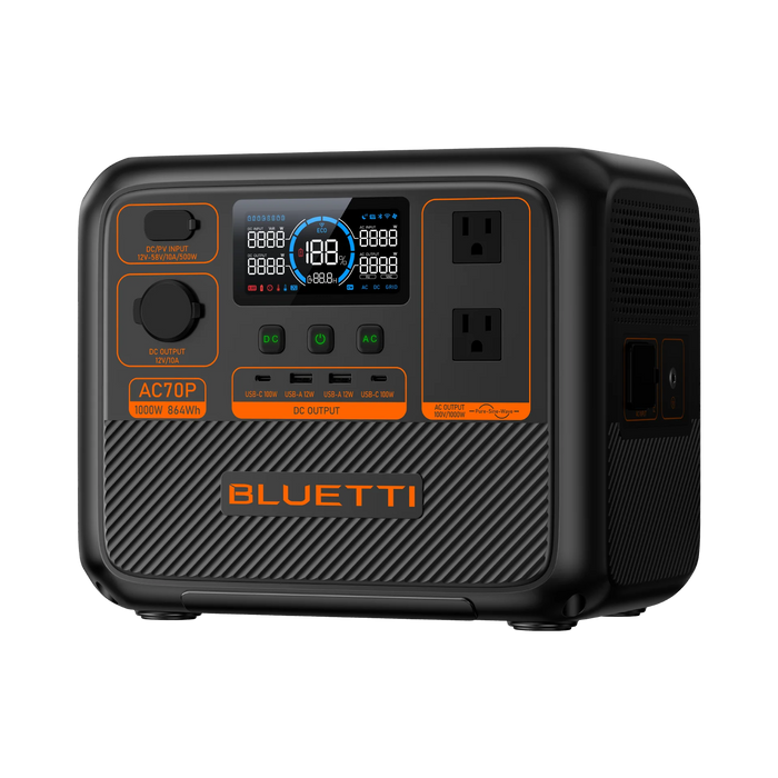 Bluetti AC70P 864Wh Premium Power Station