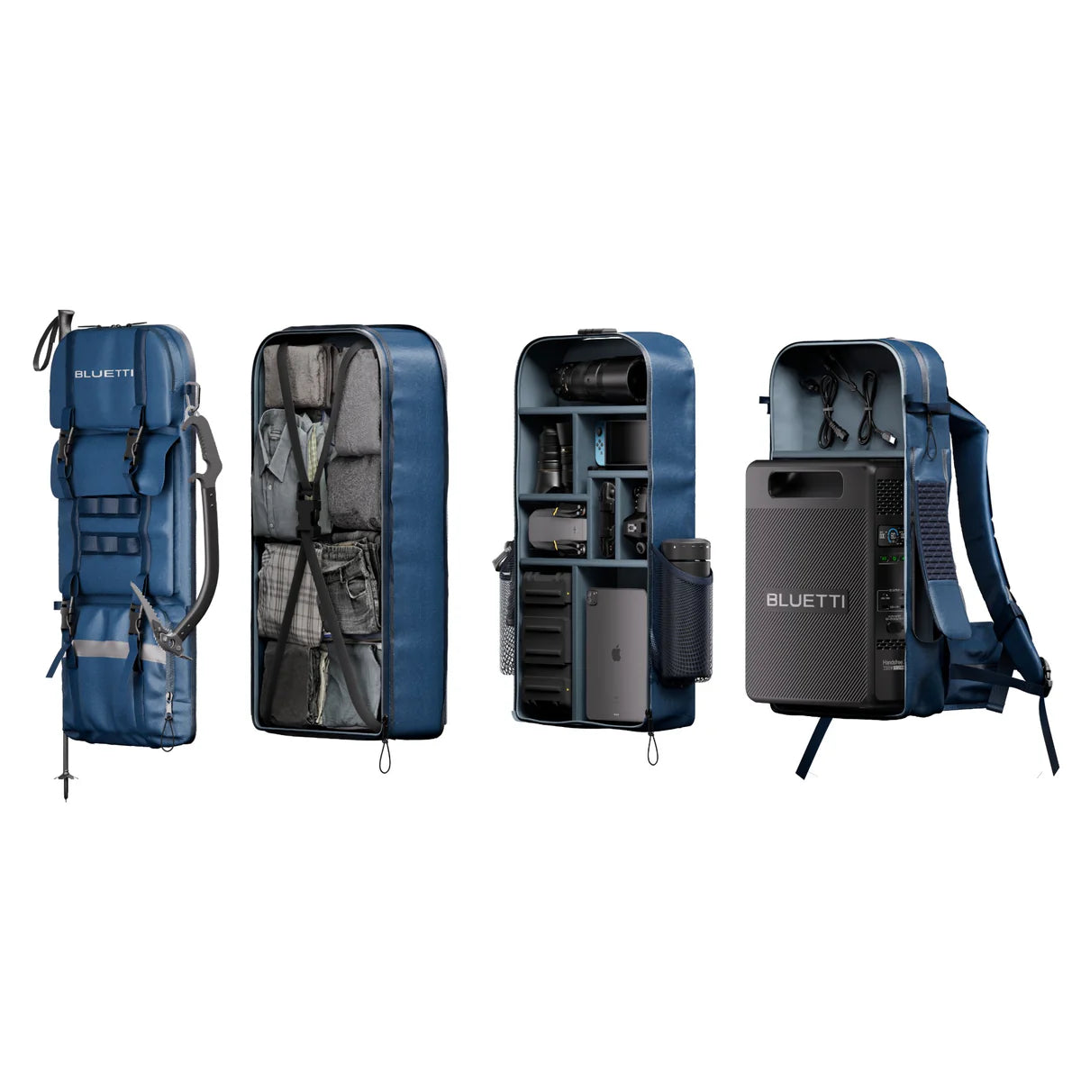 Estación de energía Bluetti Handsfree 2 en mochila