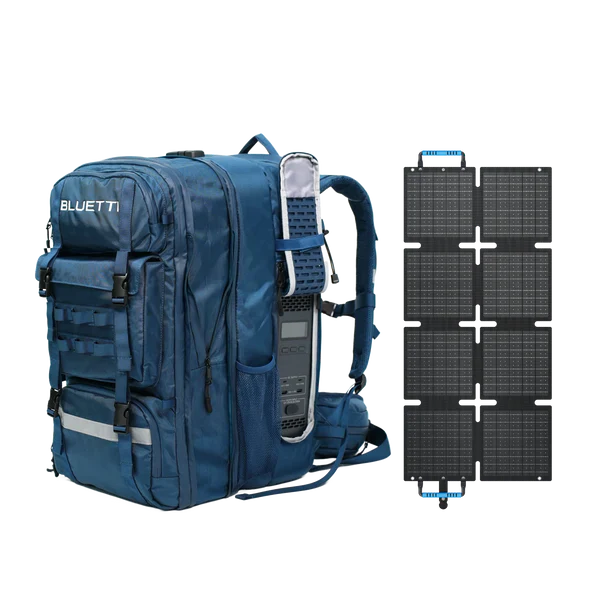 Estación de energía Bluetti Handsfree 2 en mochila