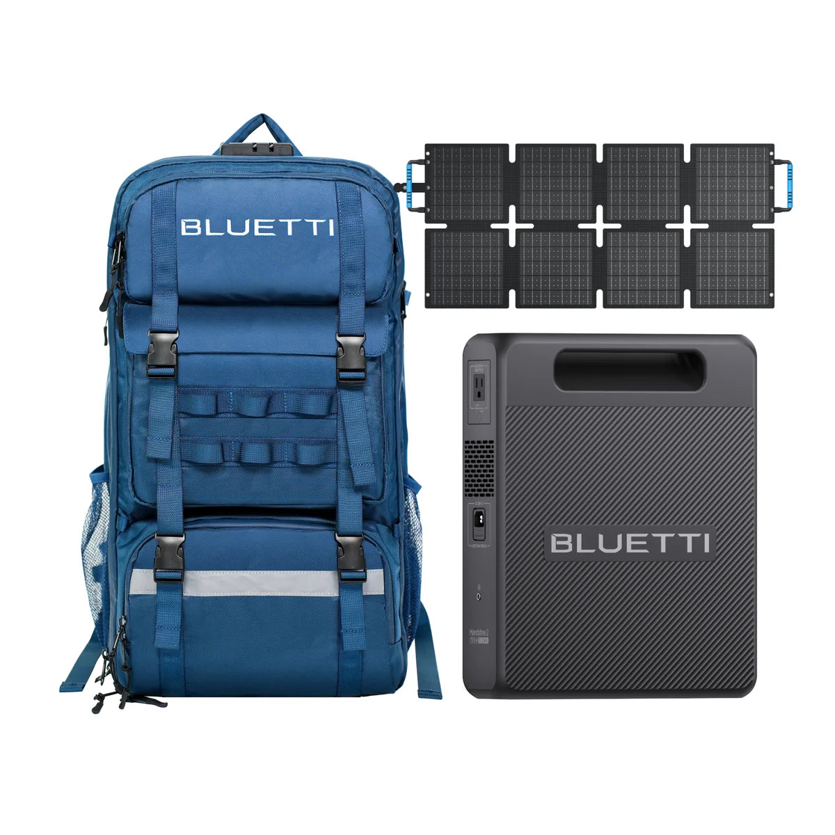 Estación de energía Bluetti Handsfree 2 en mochila