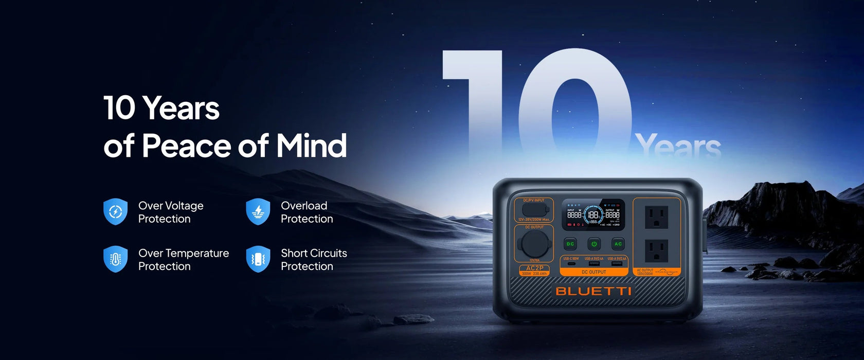 Bluetti AC2P 230.4Wh Premium Power Station