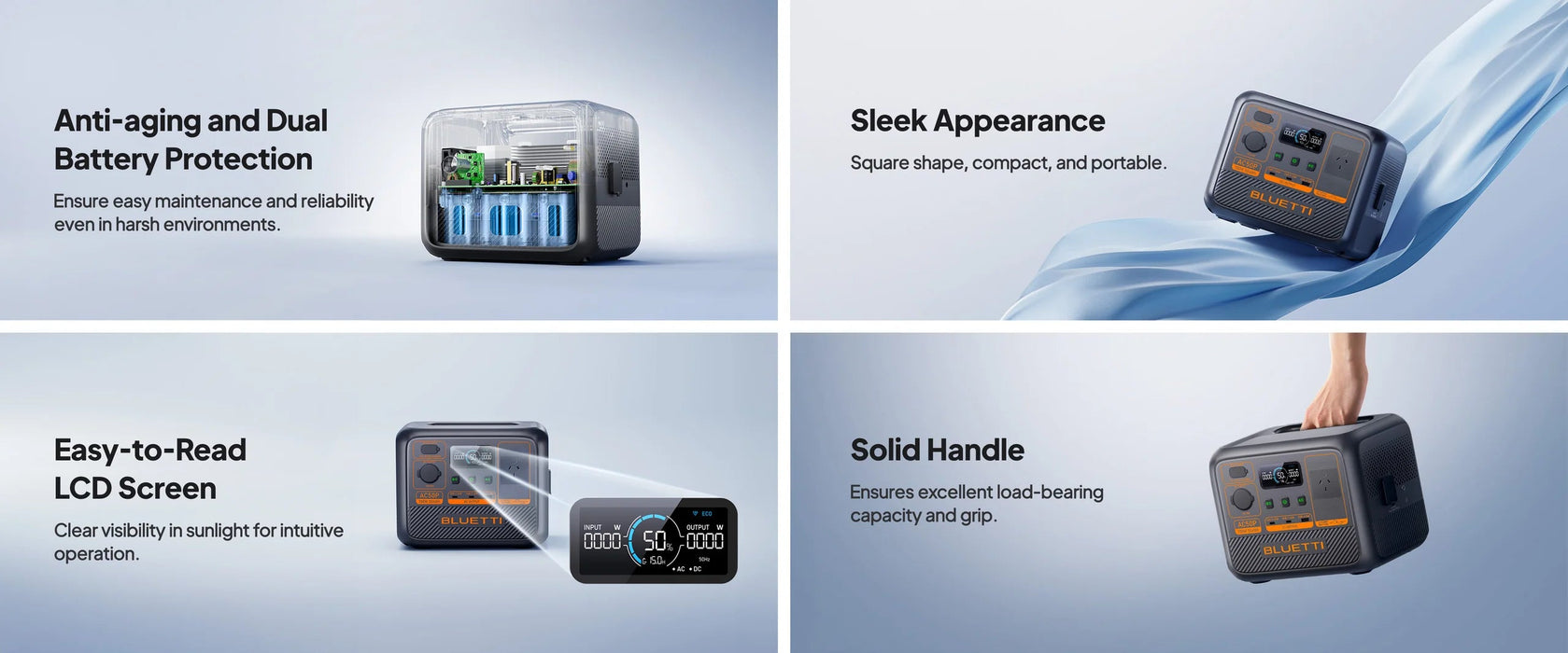 Bluetti AC50P 504Wh Premium Power Station