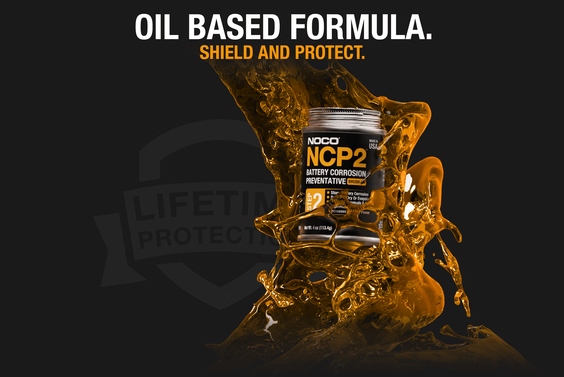 Alt Tag: NOCO NCP2 Battery Corrosion Preventative, 4oz oil-based formula, lifetime protection - available at Cabin Depot.
