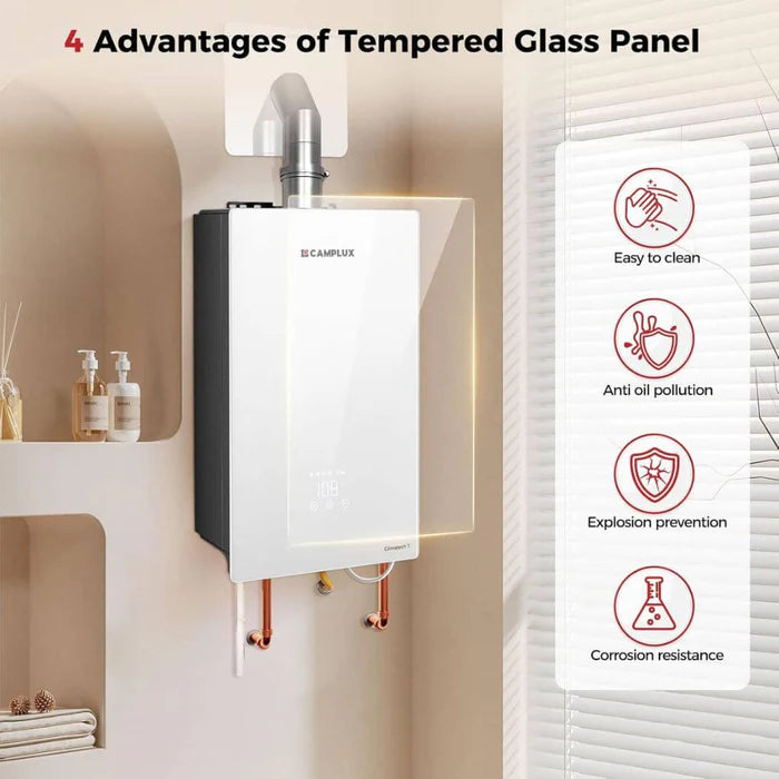 Chauffe-eau instantané d'intérieur Camplux Climatech-7, 6,86 GPM
