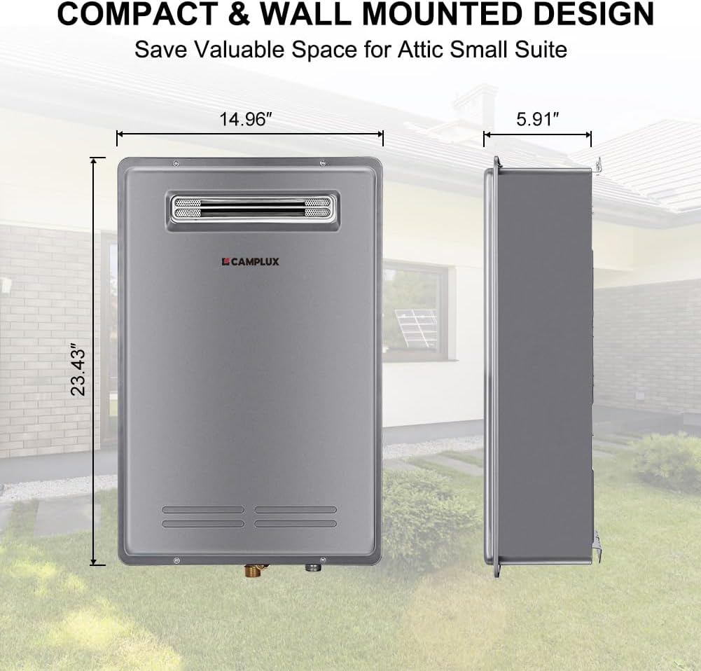 Camplux 5.28 GPM WA528 Chauffe-eau extérieur sans réservoir