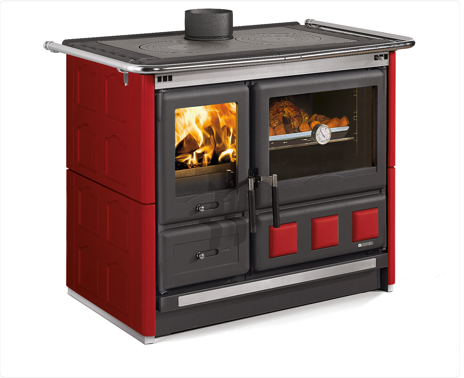 La Nordica Rosa XXL UL-C Majolica - Bordeaux (rouge)