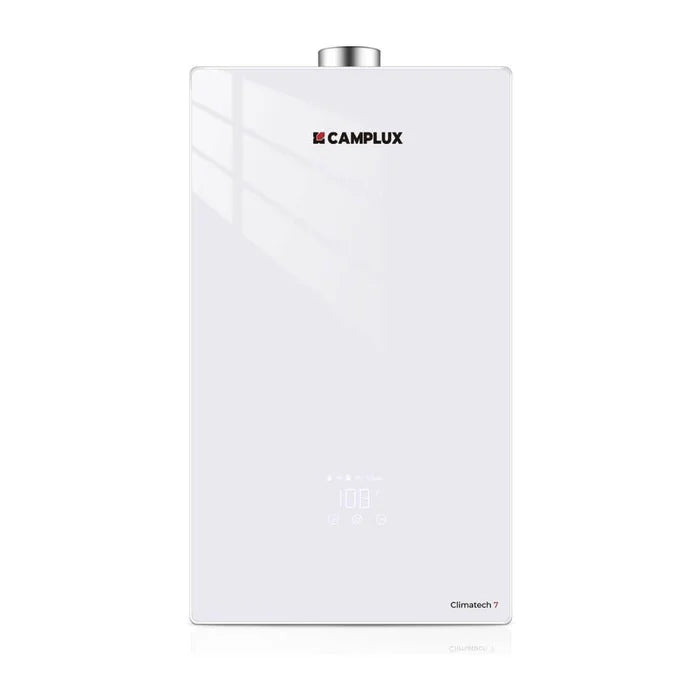 Camplux CA528 5.28 GPM (CSA) Indoor Tankless Propane Heater + 3" Horizontal Vent Bundle