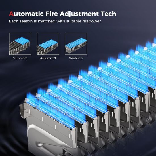 Camplux 5.28 GPM CA528 Propane Indoor Tankless Water Heater