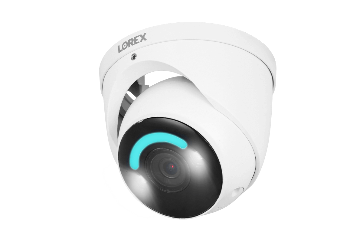 Lorex 4K IP Wired Dome Camera with Smart Lighting from Cabin Depot