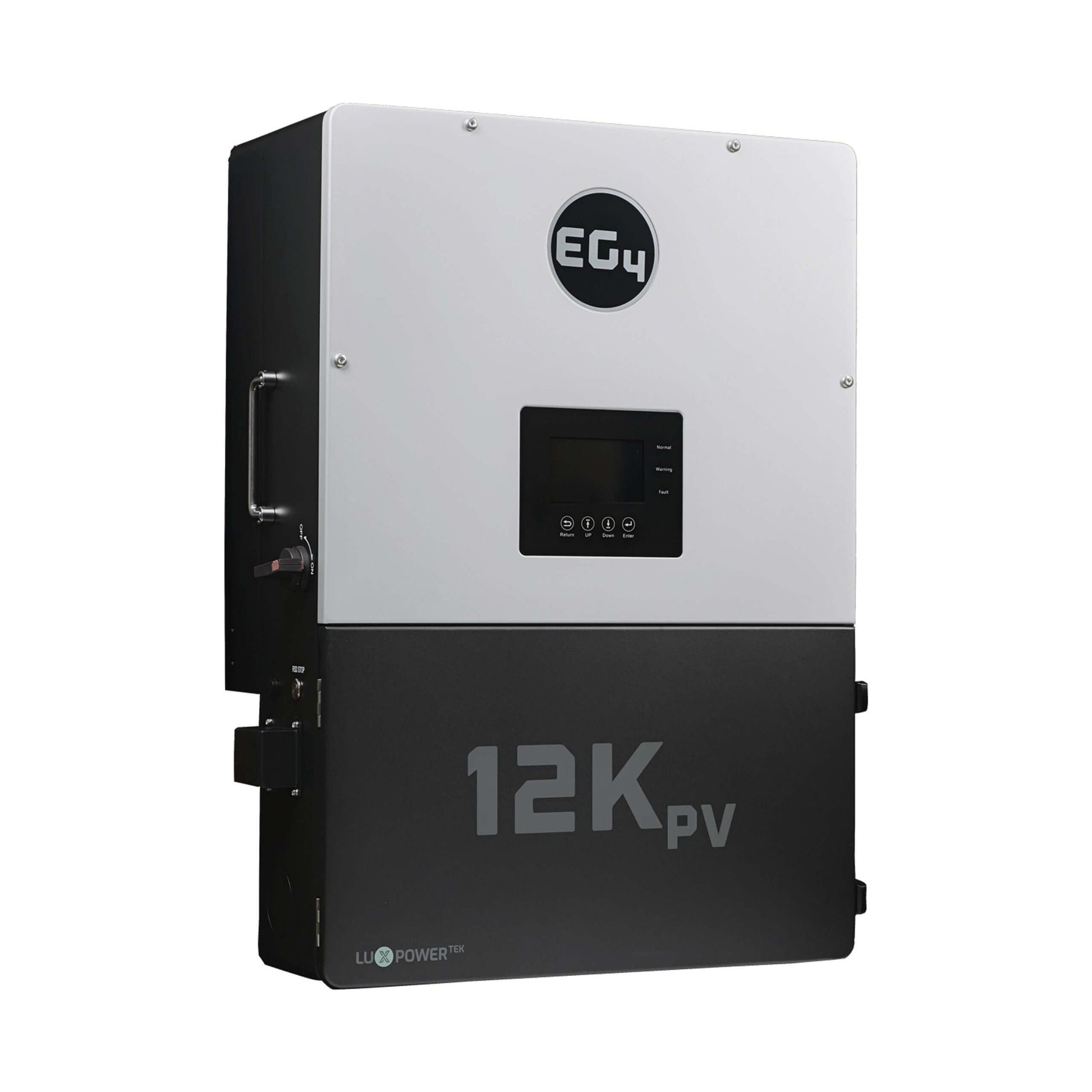 EG4 12kPV Hybrid Inverter, part of the off-grid power bundle for reliable energy, available at Cabin Depot.