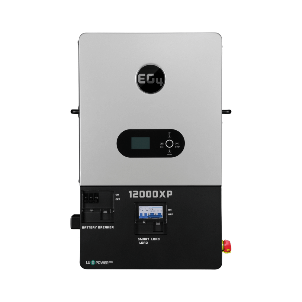 EG4 12000XP 12K Inverter - Off-grid Solution by Cabin Depot with Grid Charge, Supports Solar PV, UL1741 Certified.