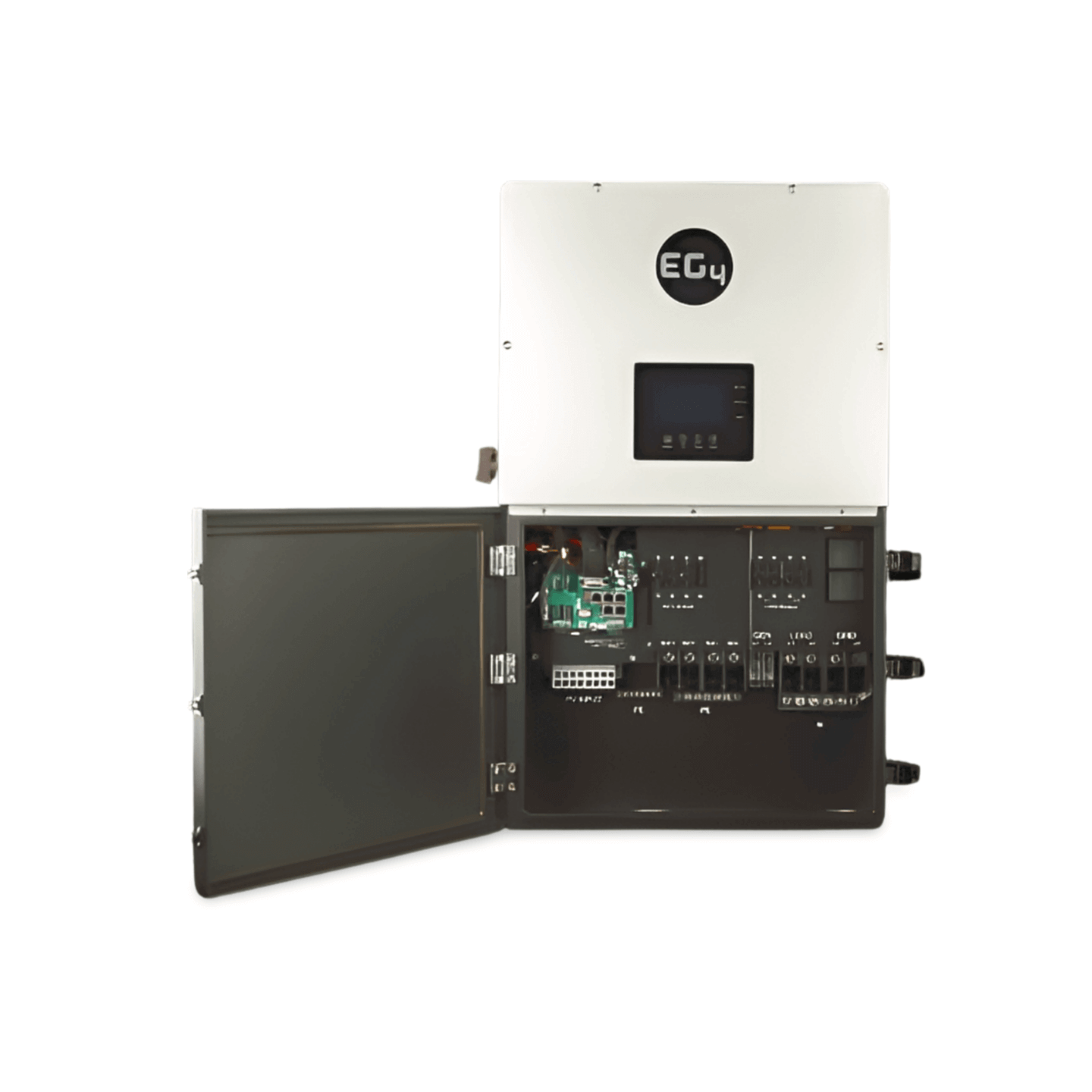 EG4 18kPV-12LV hybrid inverter for solar projects, available at Cabin Depot, combines grid-tied and off-grid systems for efficient power solutions.