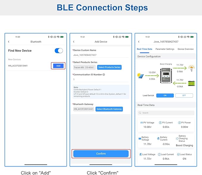 EPEver eBox-BLE-01 Bluetooth Remote Monitor