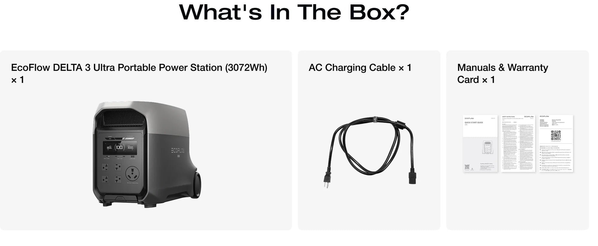 EcoFlow DELTA 3 Ultra Portable Power Station