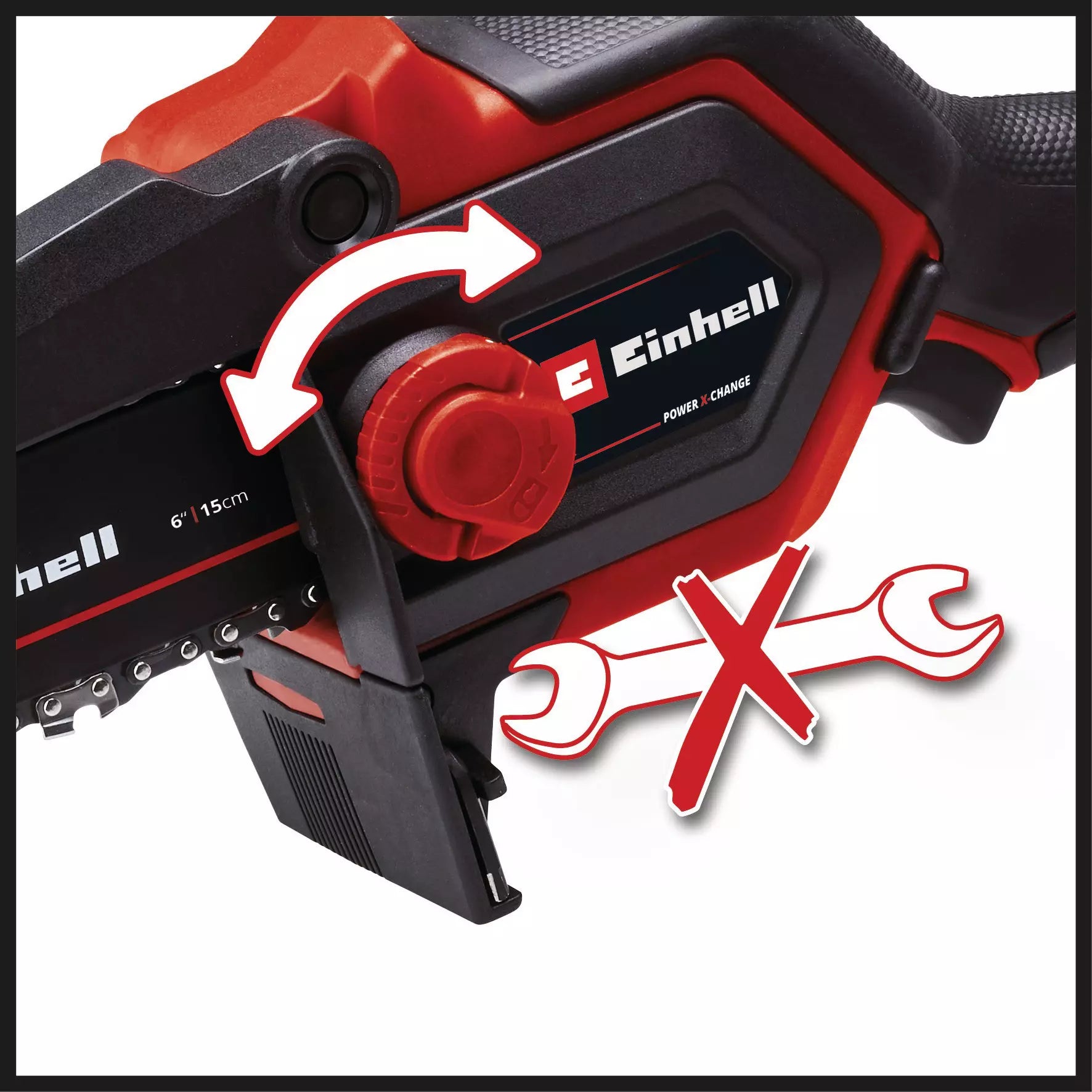 Einhell 18V 6" Compact Pruning Chain Saw