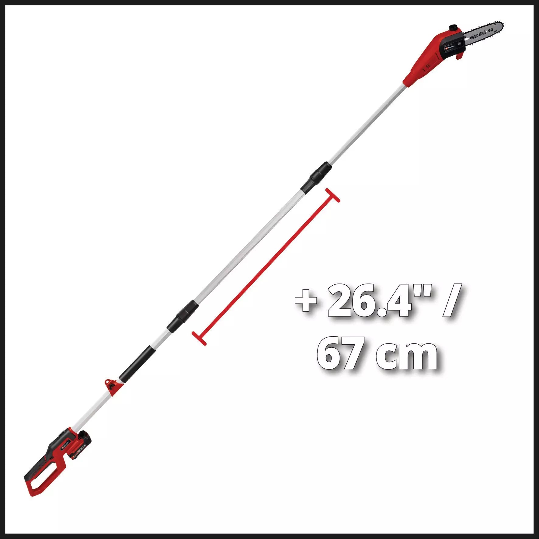 Einhell 18V 8" Cordless Pole Chain Saw