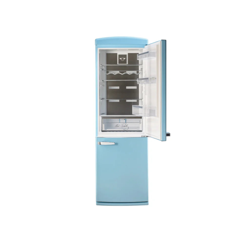 Unique 12 Cu/Ft 340L Classic Retro Bottom Mount Refrigerator - Elvis