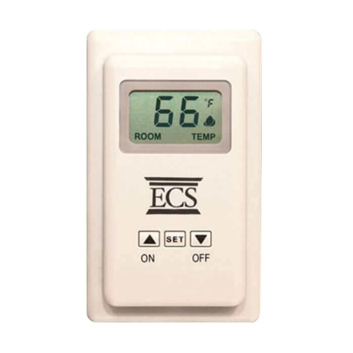 Empire Wireless Wall Thermostat compatible with Millivolt and 24V heaters, sold at Cabin Depot.