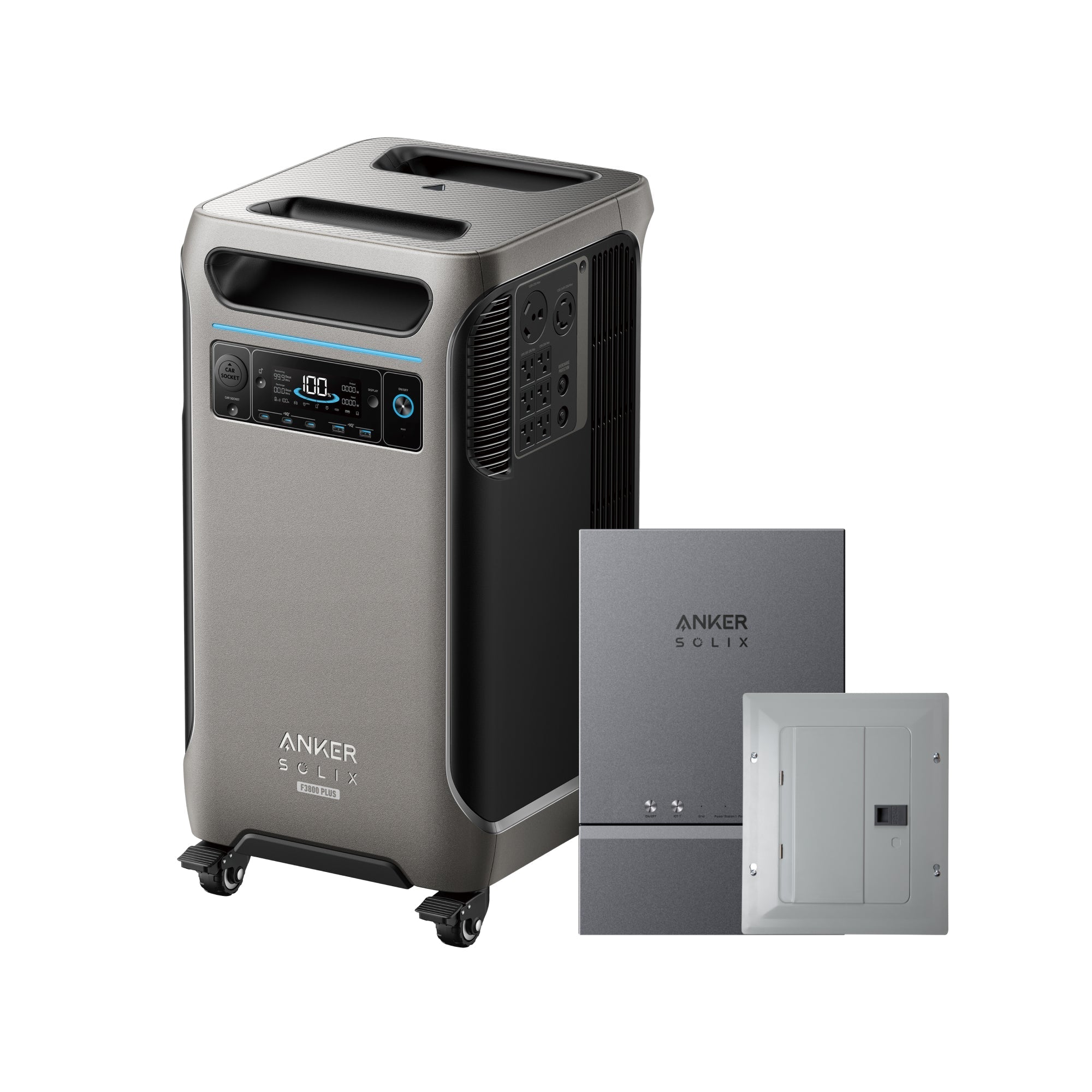 Anker SOLIX F3800 Plus Bundle With Home Power Panel And Subpanel