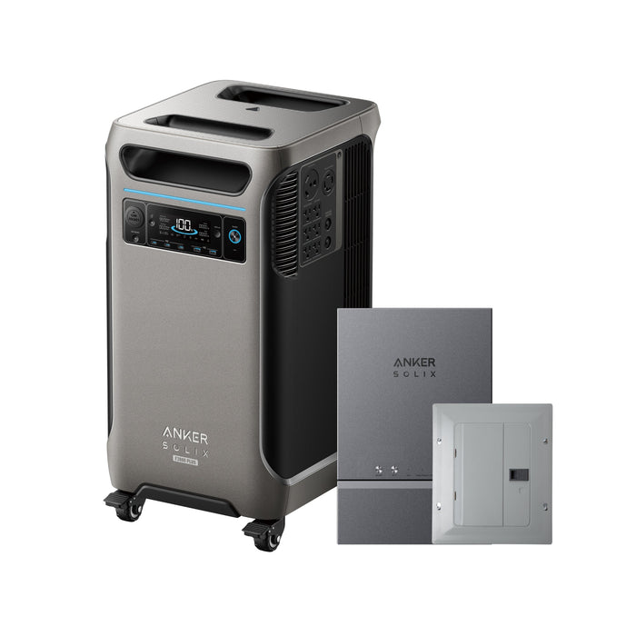 Anker SOLIX F3800 Bundle With Home Power Panel And Subpanel Kits
