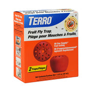 Piège à mouches à fruits et attractif en présentoir