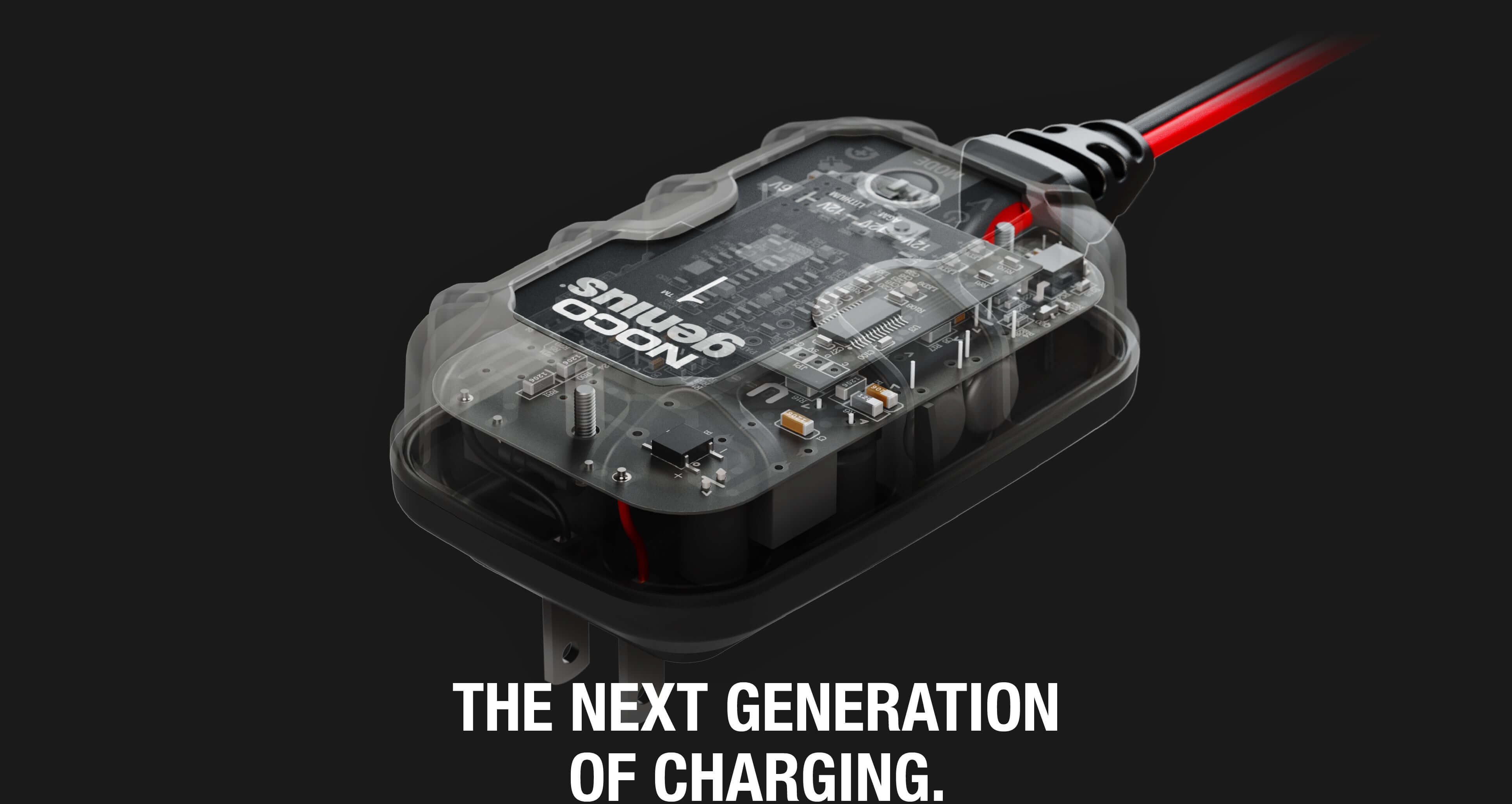 NOCO GENIUS1 1A Battery Charger, Maintainer, Desulfator, 6V/12V for automotive/marine at Cabin Depot; next-gen charging solution.