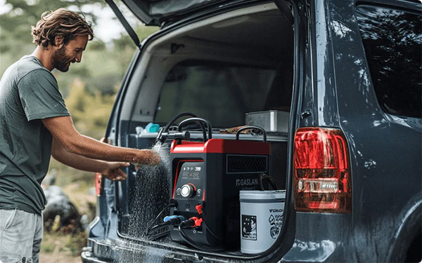 Calentador de agua portátil GaslandChef G3 Pro 20.000 BTU GoShower 3