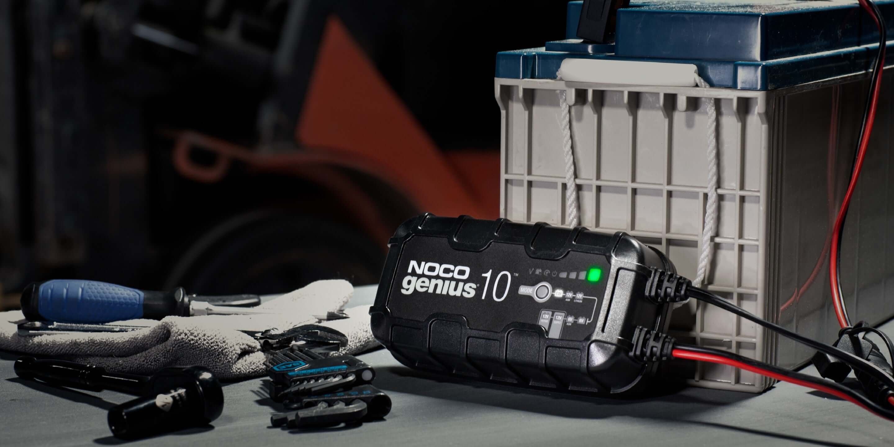 NOCO 10A Battery Charger - Off-Grid Power Solution – The Cabin Depot