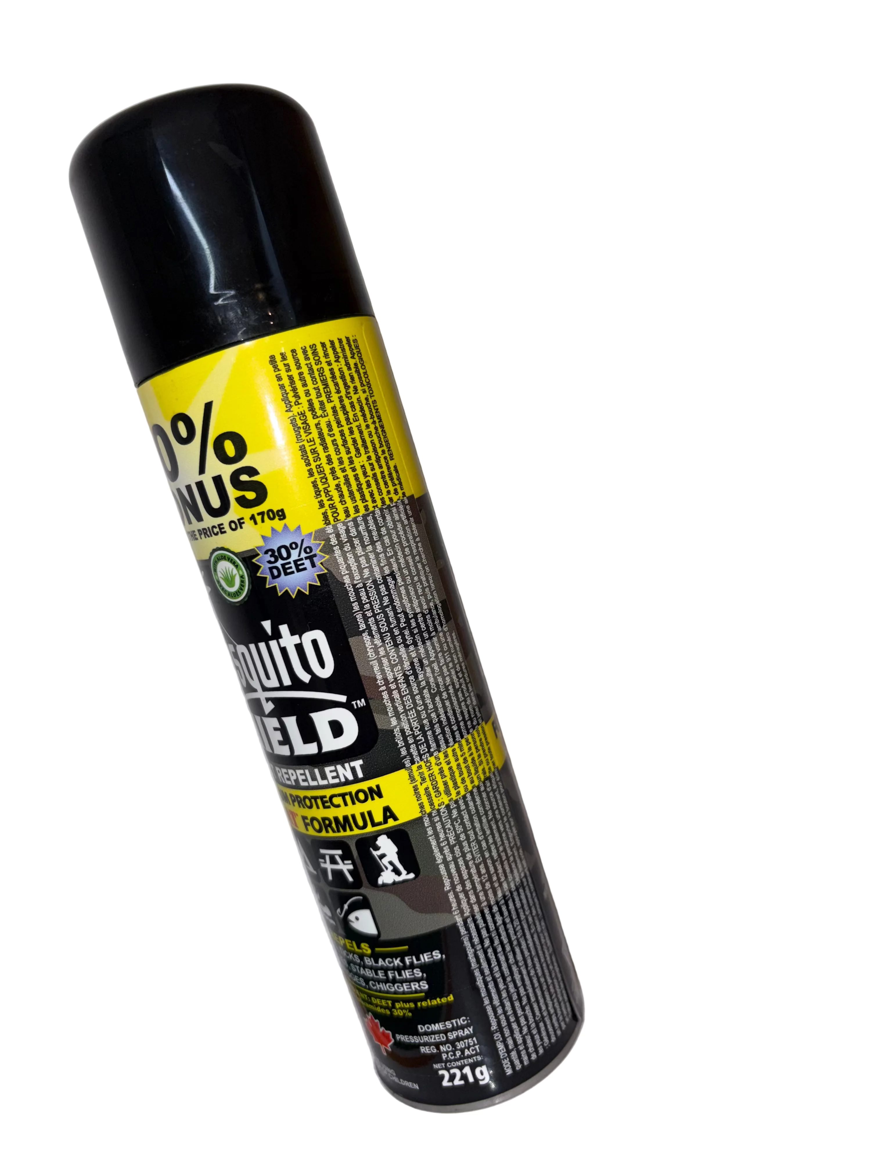 Mosquito Shield 221g Combat Insect Repellent Aerosol With Deet