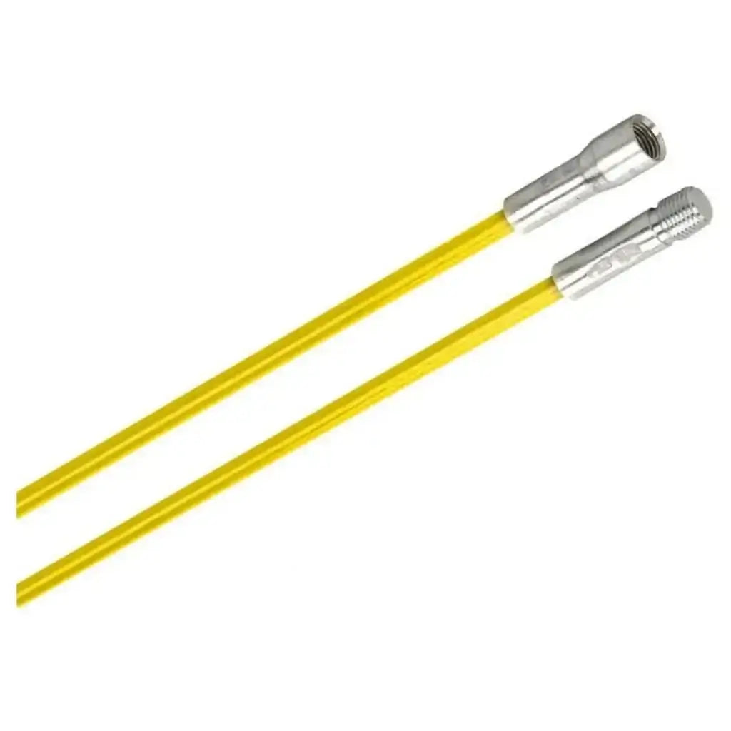 Imperial 1.5M fibreglass chimney brush rod with 3/8" NPSM coupling, flexible design for custom lengths by Cabin Depot.