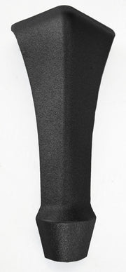J.A. ROBY Pata de hierro fundido de 28 cm - Negro