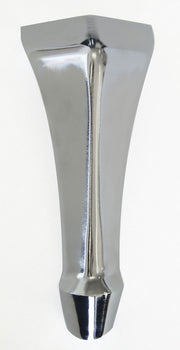 J.A. ROBY Pied en fonte 28 cm - Chromé