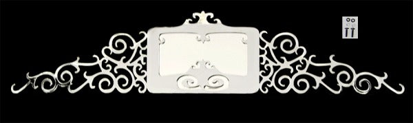 J.A. ROBY Decorative Chrome Top And Mirror