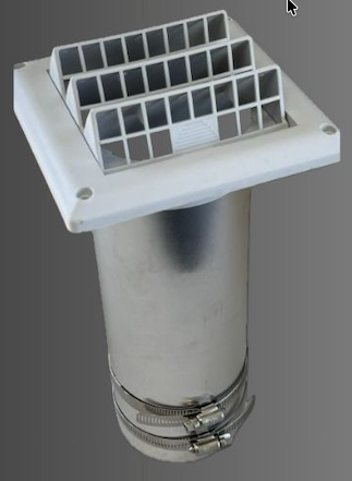 J.A. ROBY 4" Outdoor Air Intake