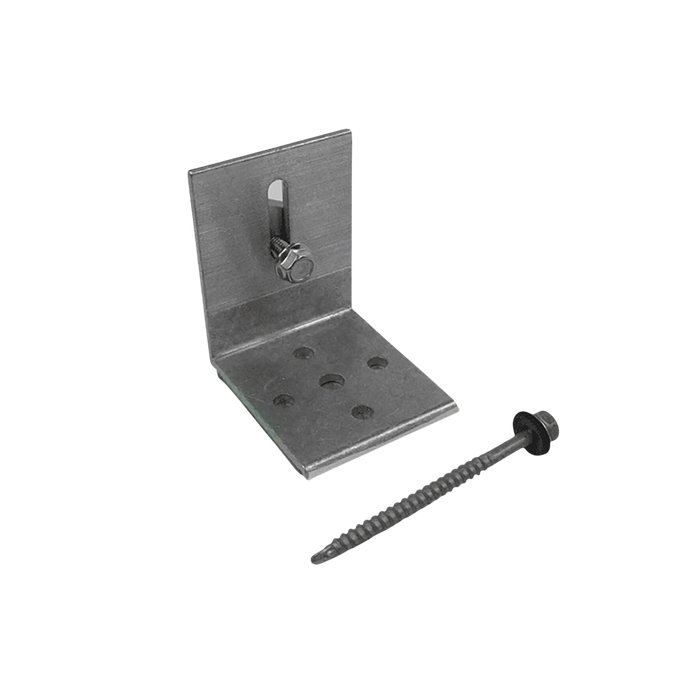 Kinetic KVLM-4S-MM Support universel en L avec boulon de 4 pouces