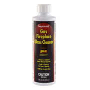 Imperial 8 oz. Gas Fireplace Glass Cleaner, non-scratch formula for BBQ, tiles, marble. Available at Cabin Depot.