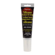 Imperial 2.7 fl. oz. Red Silicone Sealant for high-temp applications by Cabin Depot, waterproof and flexible for metal, glass, wood, plastic.