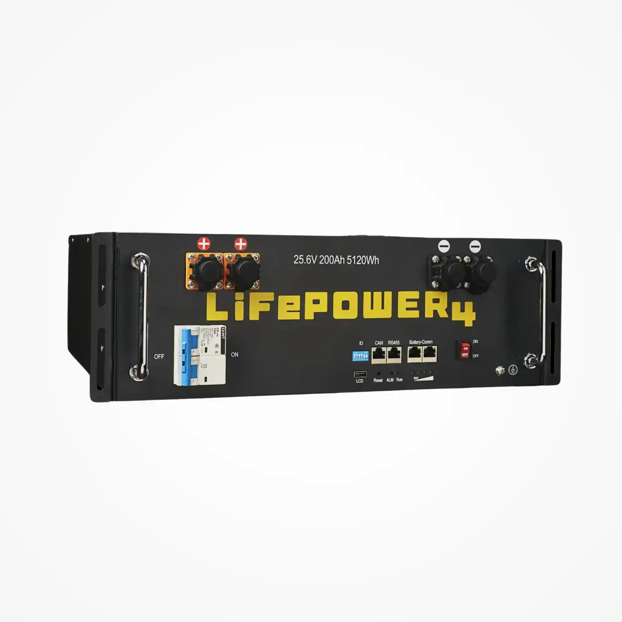EG4 24V 200AH LifePower4 Lithium Ion Battery - Available at Cabin Depot, 5.12kWh capacity, 6000 cycles, enhanced BMS for reliability.