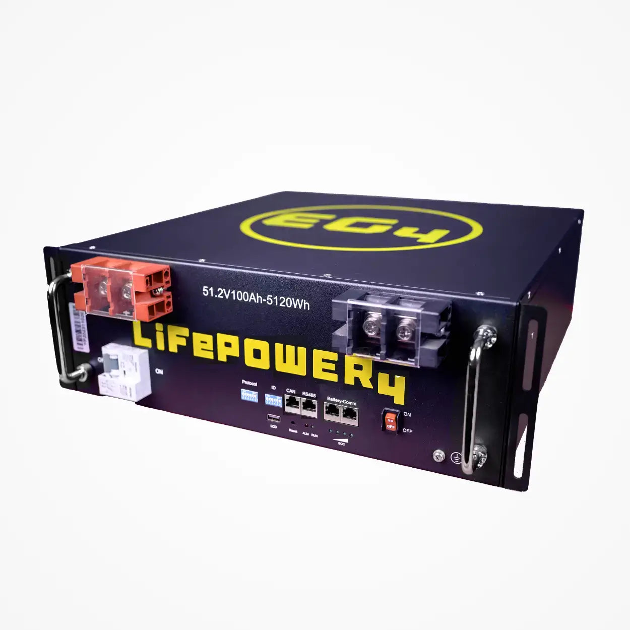 EG4 48V 100AH Lithium LL Server Rack Battery from Cabin Depot, perfect for off-grid and renewable energy systems.
