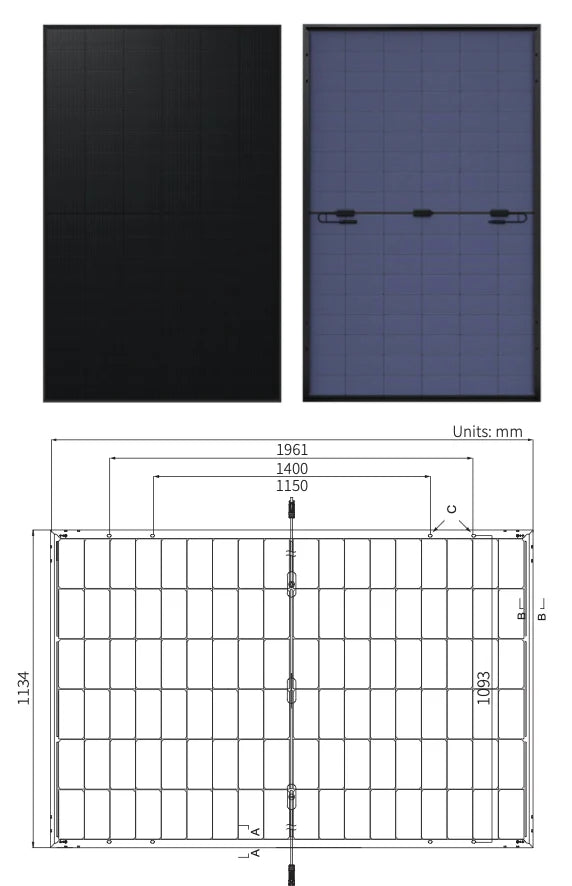 LONGi 505W Bifacial Solar Panel - 12 Pack Bundle