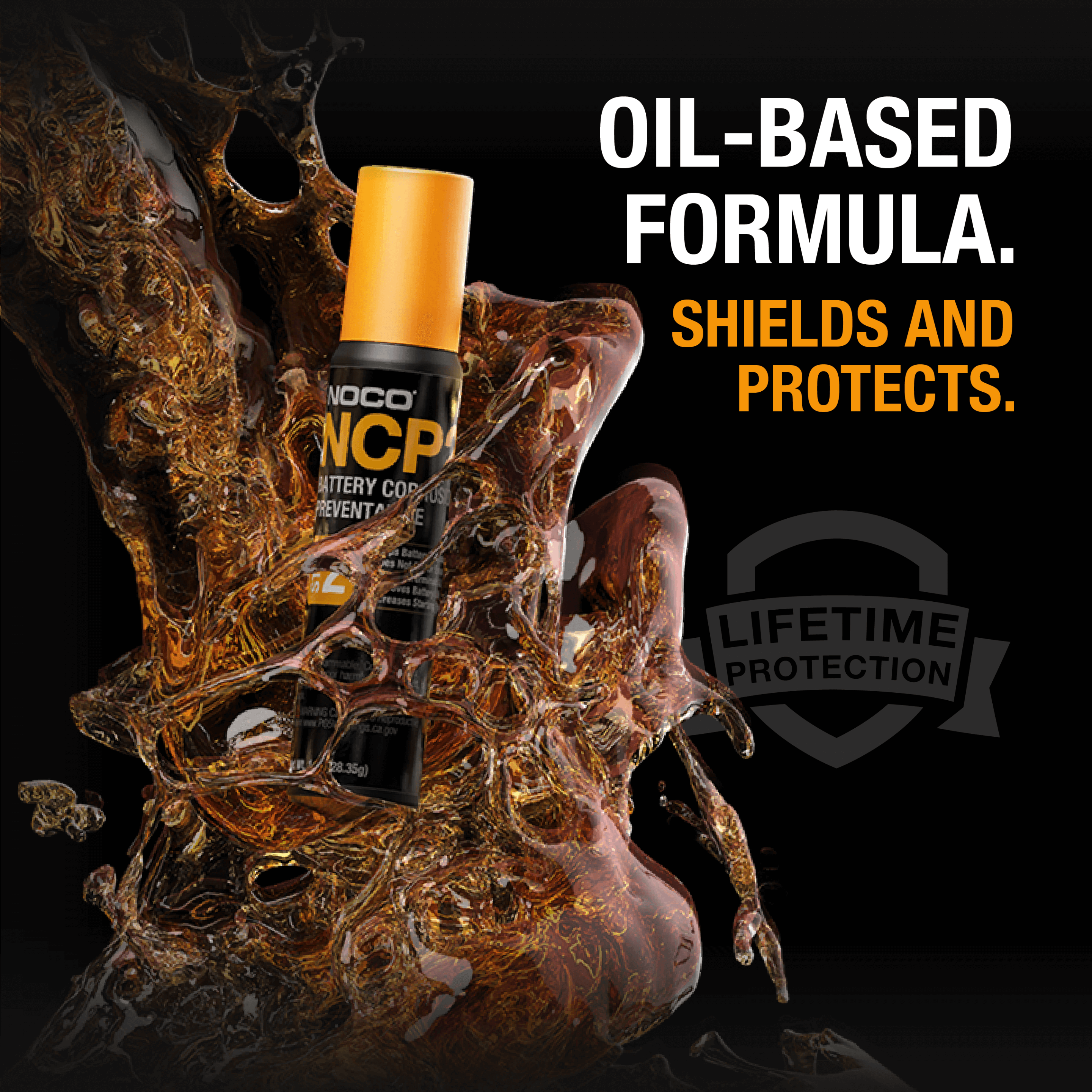 NOCO NCP2 Battery Treatment Kit oil-based formula shields, protects, and prevents corrosion for long-lasting battery life - Cabin Depot