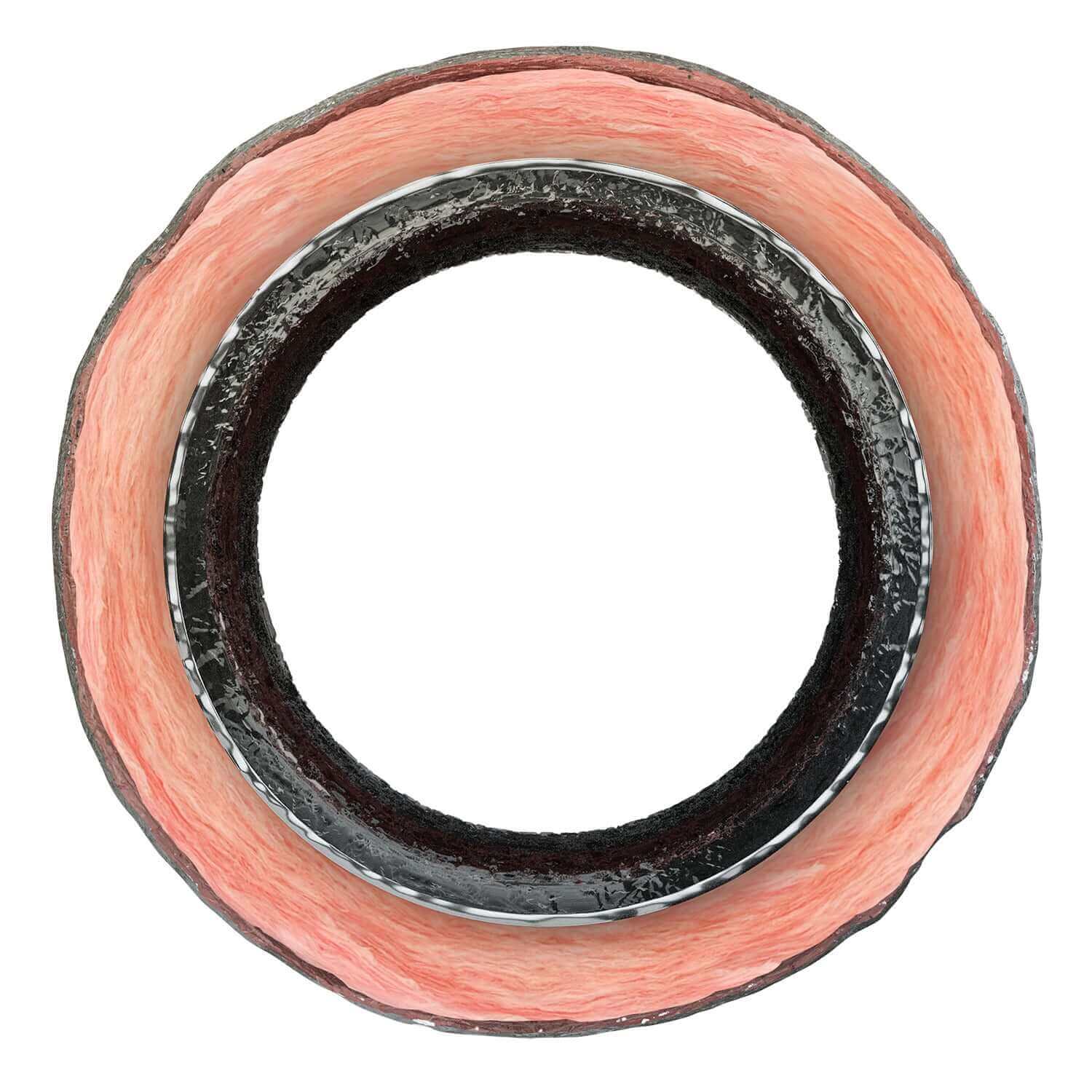 Imperial 4" x 25' Insulated Air Duct for wood stoves, UL 181 certified, Cabin Depot compatible, 2-ply design, Class 1 installation.