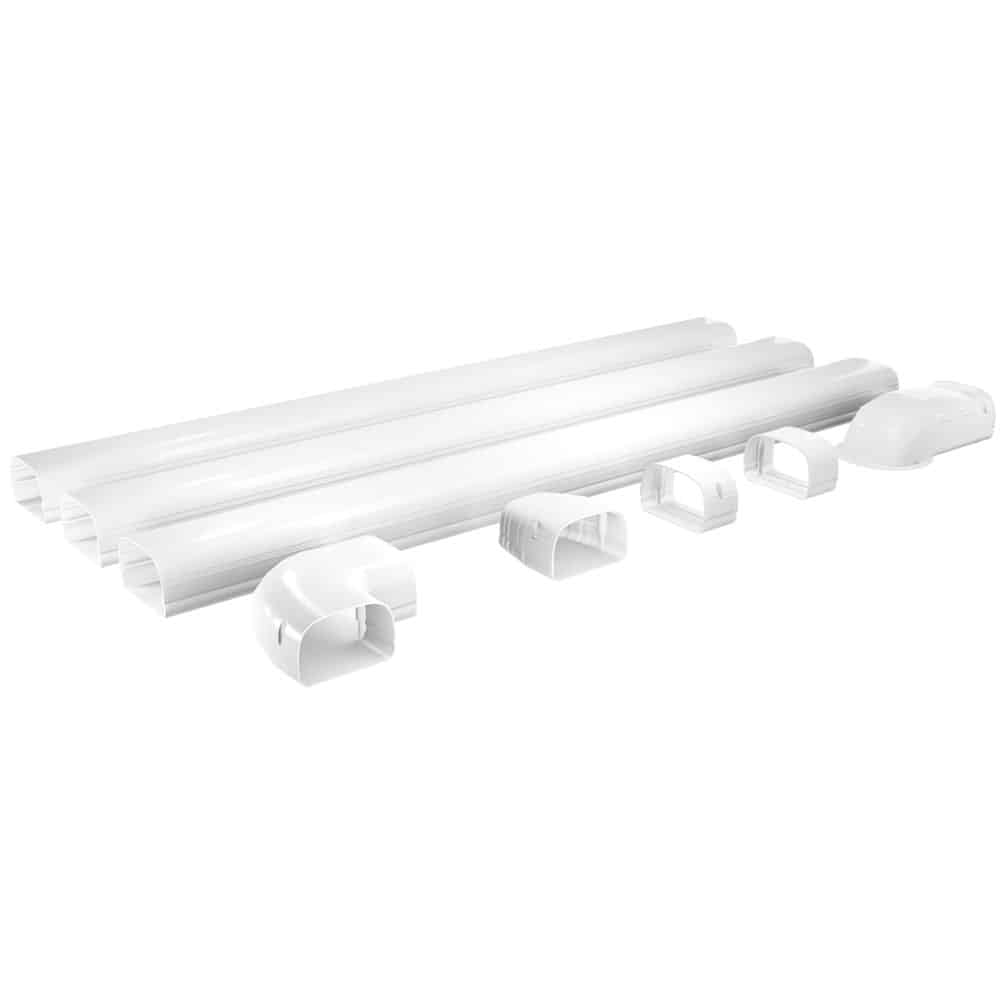 Kit completo de 16 piezas de protectores para tubos MRCOOL LineGuard de 4,5"