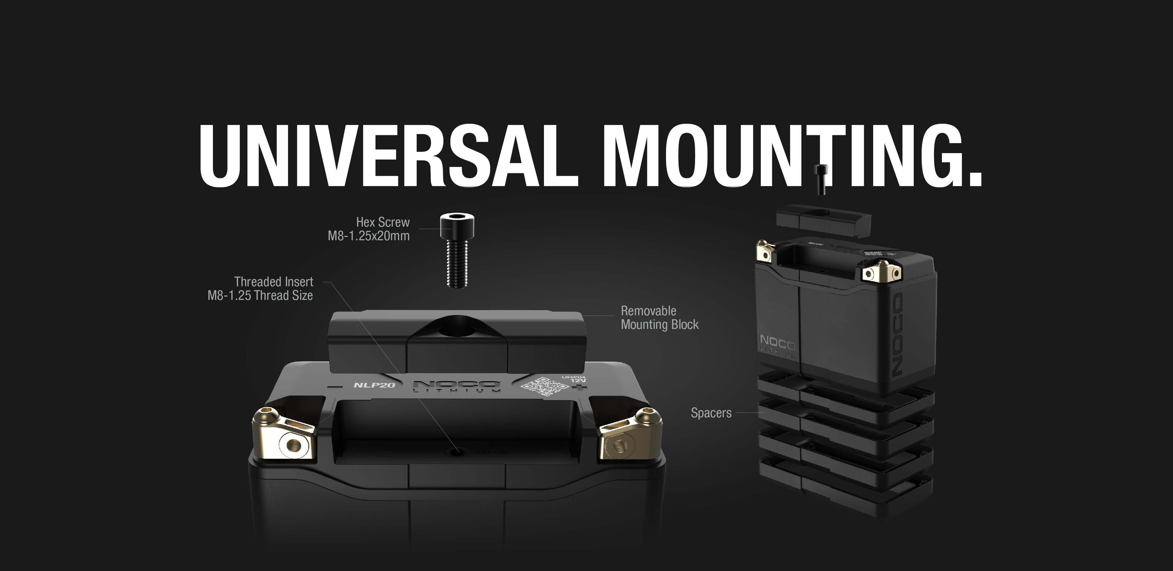 NOCO Group 20 Powersports Battery - 600A Lithium — The Cabin Depot