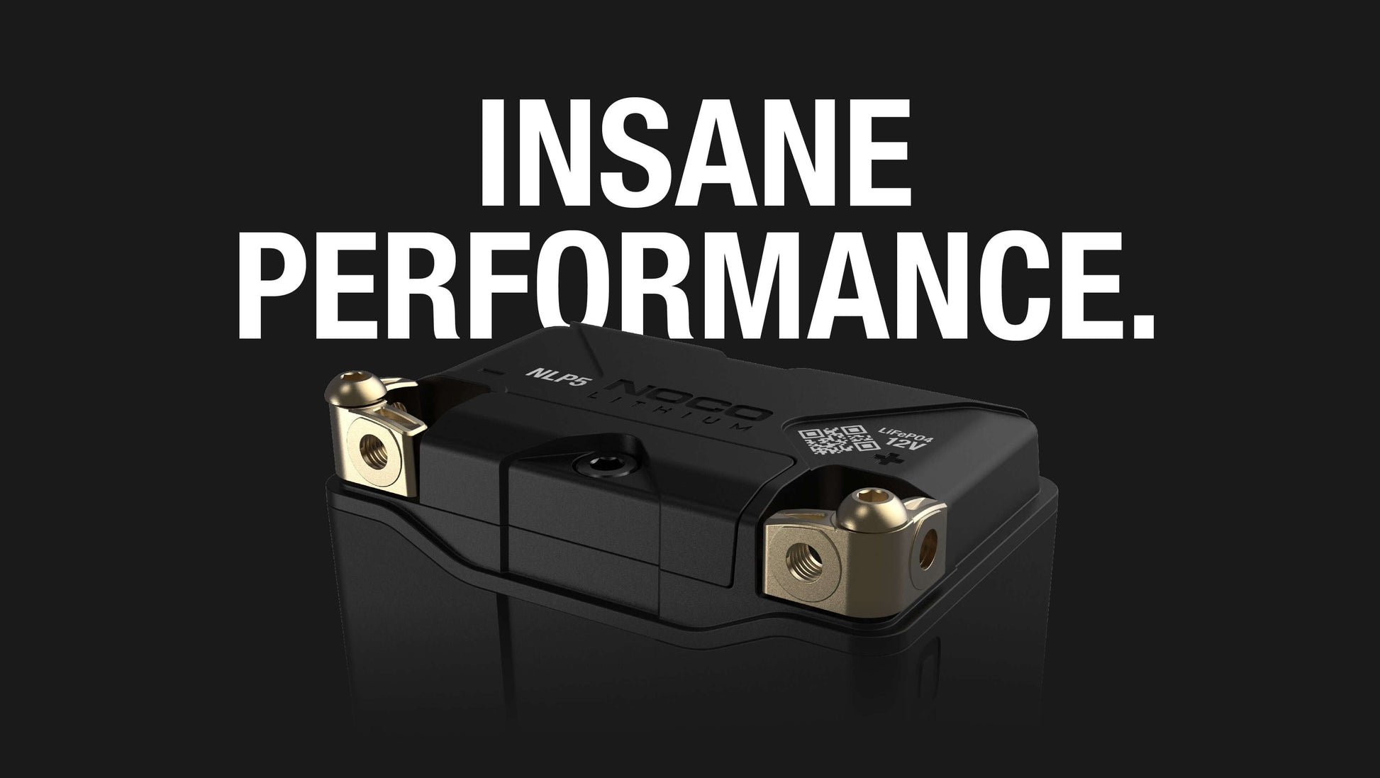 NOCO Group 5 Lithium Powersport Battery with 250 amps starting power, available at Cabin Depot.