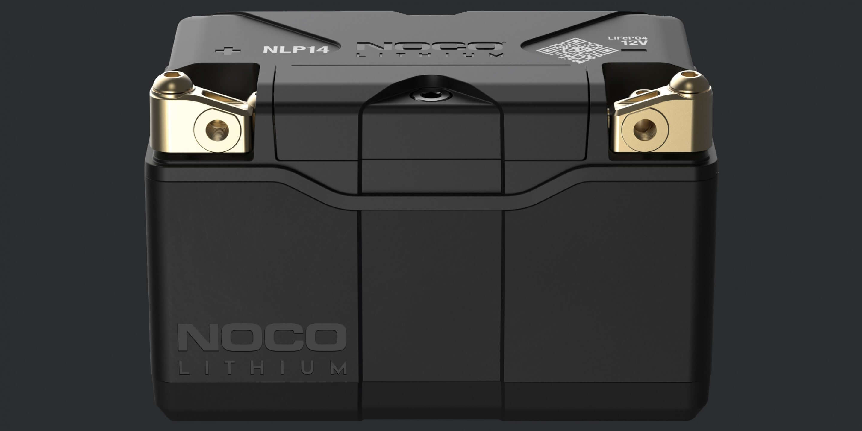 NOCO Group 14 Powersports Lithium Battery 500A, available at Cabin Depot, featuring maintenance-free, high-performance technology.