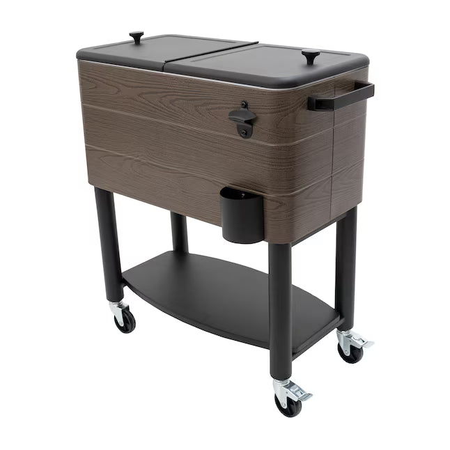 ProYard Decor 60Qt Carrito Nevera para Patio